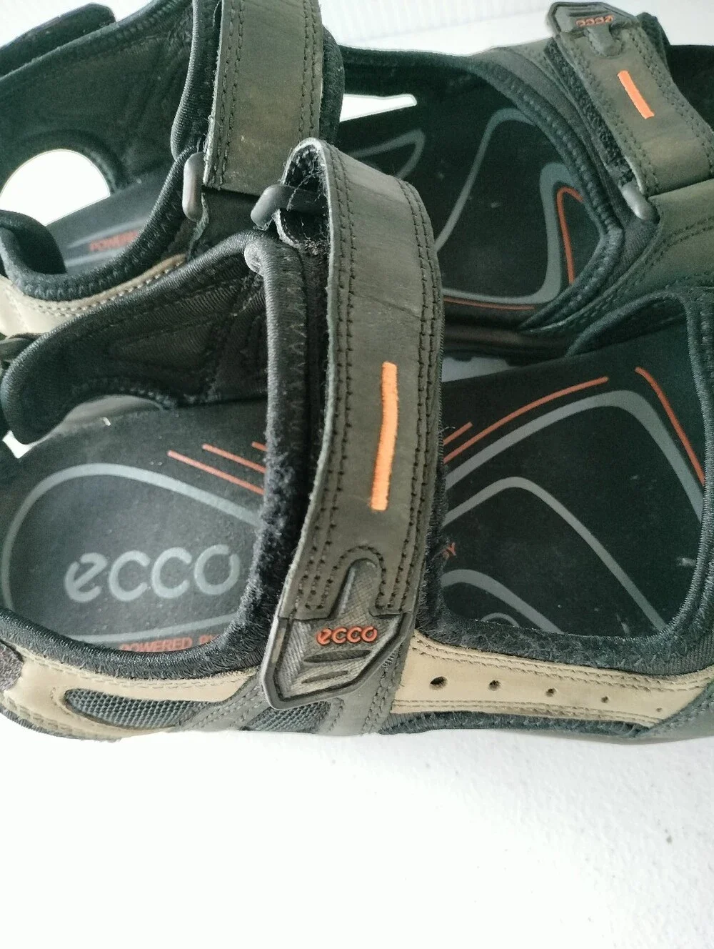 Ecco Yucatan Men's Black Sandals Eu 46/ US 12-12.5 Hiking Outdoors Camping